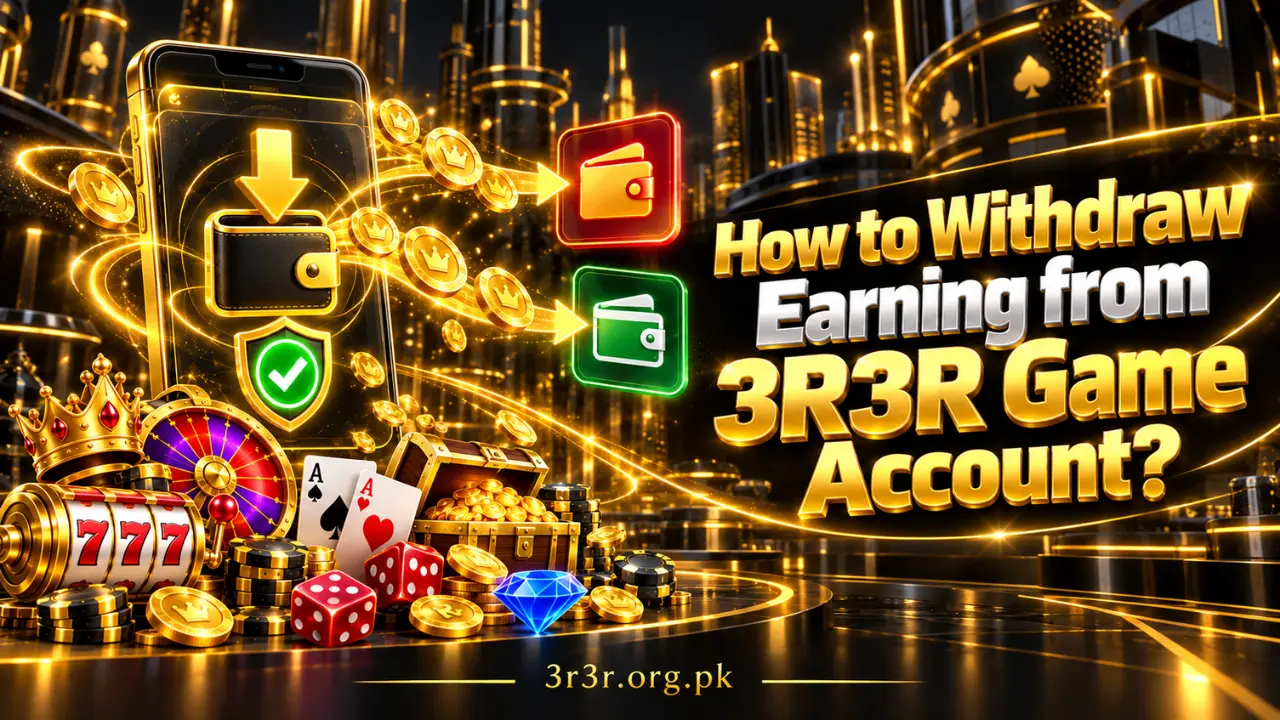 How to Withdraw Earning from 3R3R Game Account